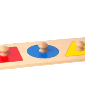 Montessori Puzzle Board with 3 Shapes