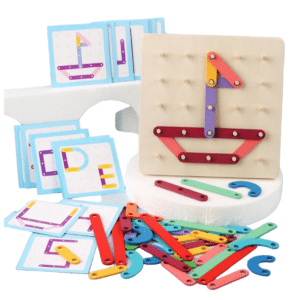 Montessori wooden stacking blocks