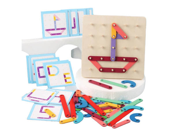 Montessori wooden stacking blocks