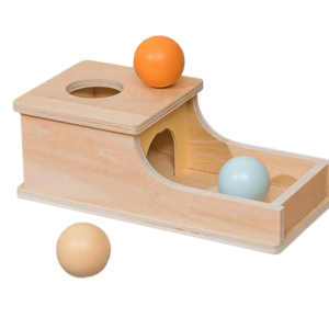 montessori objektpermanenz box