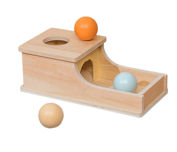 montessori objektpermanenz box